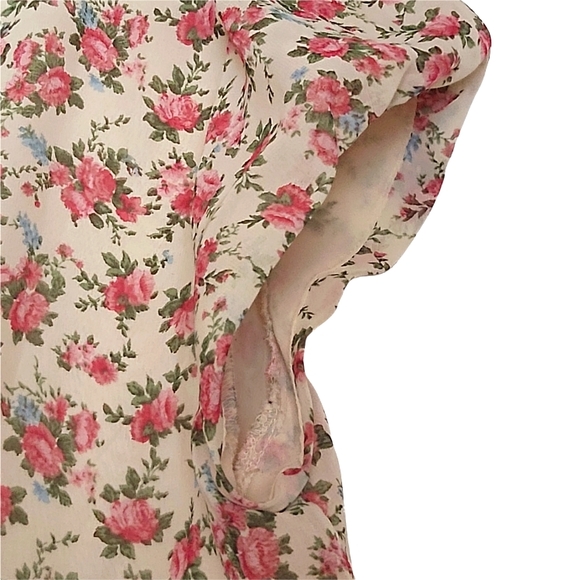 Forever 21 Floral Smocked Babydoll Top - Picture 11 of 16